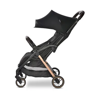 Carucior pentru nou-nascut autofold Loret ultra-light pana la 22 kg Black Jasper