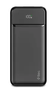 Baterie portabilă ttec - ReCharger LCD, 10000 mAh, neagră