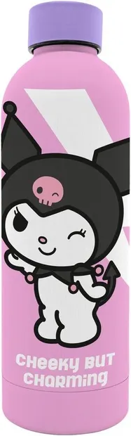 Sticlă termică Kids Licensing Hello Kitty - Kuromi, Soft Touch, 800 ml