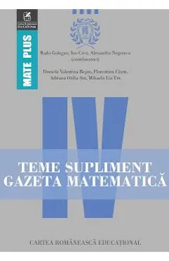 Gazeta Matematica.Teme supliment - Clasa 4