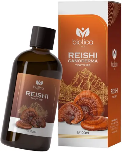 Tinctură de ciuperci Reishi, 100 ml, Biotica 1961