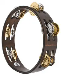 Tamburină Meinl - Compact Wood CTA2VM-WB, 8'', maro
