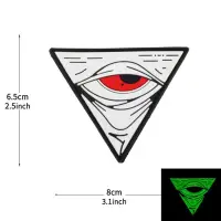 Velcro Patch ILLUMINATI Fosforescent PVC - Default Title
