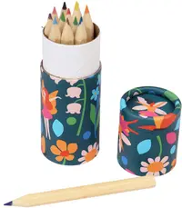 Set de creioane colorate Rex London Zâne în grădină - într-o cutie de carton, 12 culori