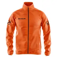 Jachetă vânt Givova Basico Portocaliu Fluo 2XS