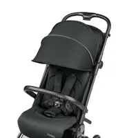 Carucior copii Peg Perego Volo, ultracompact, 0 - 22 kg, cu spatar si suport pentru picioare reglabile, frana centralizata, bara frontala detasabila si geanta transport inclusa, 5.4 kg, Metal, Verde