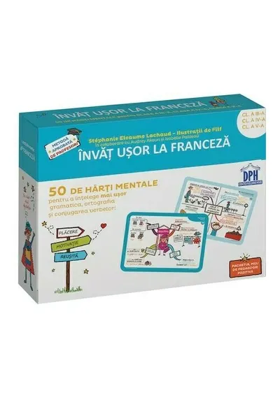 Invat usor la Franceza: 50 de harti mentale - Volumul II