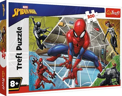 Puzzle Trefl din 300 de piese - Genialul SpiderMan