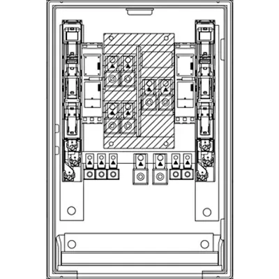 cable distribution cabinet UP 2NHT000-2NHS00/3