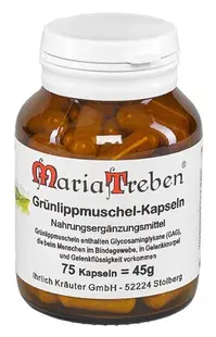 Extract de midie verde, 500 mg, 75 capsule, Maria Treben