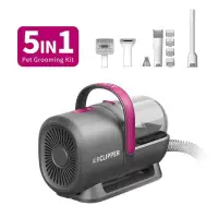Set ingrijire animale de companie PETKIT AirClipper 5-in-1 Pet Grooming Kit, Autonomie 2.5hr, 35000 r/min, Negru - Default Title