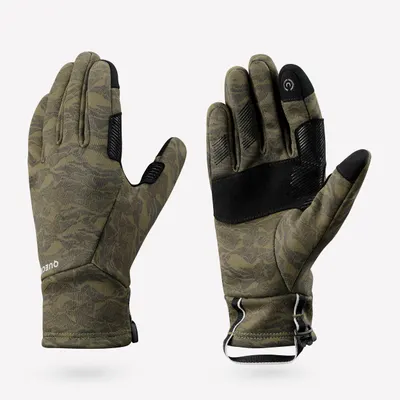 Mănuși tactile și elastice pentru copii 6-14 ani, HIKE500 verde