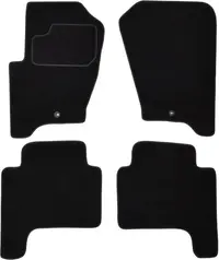 Covor podea MAMMOOTH Velours, set, culoare neagra, potrivit LAND ROVER RANGE ROVER SPORT I 02.05-03.13, Off-road SUV