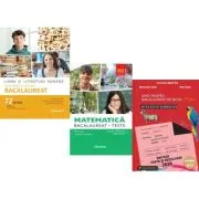 Pachet Bacalaureat 2026. Limba si literatura romana 72 teste complete, Teste Matematica M2 Profil Stiinte ale naturii si Biologie clasele 9-10