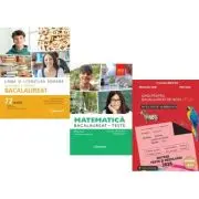 Pachet Bacalaureat 2026. Limba si literatura romana 72 teste complete, Teste Matematica M2 Profil Stiinte ale naturii si Biologie clasele 9-10