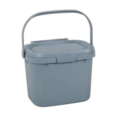Recipient pentru deșeuri compostabile din plastic reciclat Addis Eco Range, gri