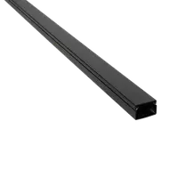 15x10 Plastic Cable Trunking Ct2 Black