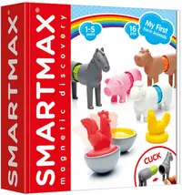 Constructor SmartMax - Animalele din ferma, cu magnet