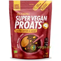Proats Super Vegan cu Cacao si Crema de Migdale fara Gluten Ecologic/Bio 750g