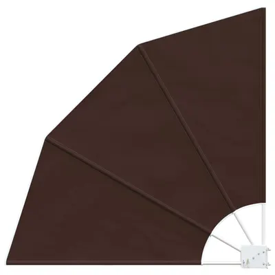vidaXL Ecran de intimitate pentru balcon 140 x 140 cm Poliester Maro