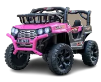 Masinuta electrica pentru copii, 4x4, Kinderauto CAPE-X, 100W, 12V, telecomanda, scaun tapitat, roz