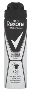 Rexona Men Deodorant spray Black & White, 150 ml