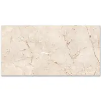 Gresie exterior / interior portelanata Saran Collins Crema 120 x 240 cm lucioasa rectificata tip marmura