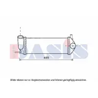 Intercooler, compresor AKS DASIS 187028N
