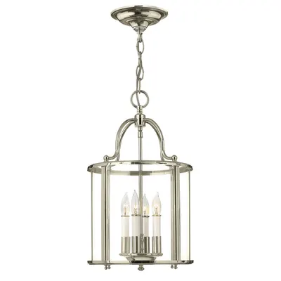 Lampa suspendata Gentry 4 Light Medium Pendant – Polished Nickel