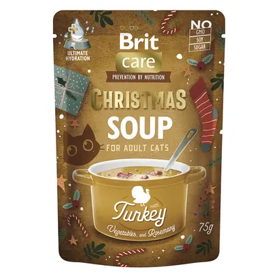 Brit Care Cat Christmas Turkey Soup 75 g