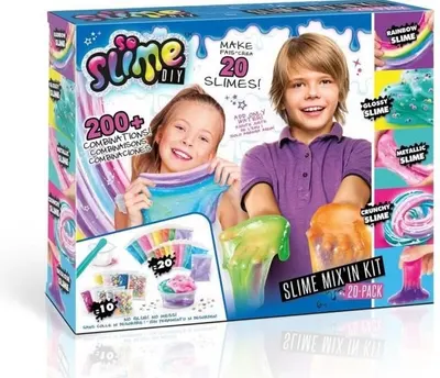 Set creativ Canal Toys - So Slime, fă-ți propriul slime, 20 de culori