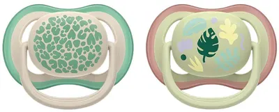 Zalăgăli Philips Avent - Ultra Air, 6-18 luni, cu cutie, 2 bucăți, neutre, frunze