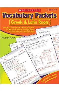 Vocabulary Packets: Greek & Latin Roots