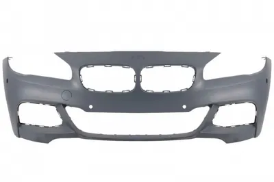 Bara (fata, asistenta parcare; cu strat de baza, M-PAKIET, cu orificii senzori parcare, gri) potrivit BMW 2 Active Tourer F45, F46 09.14-01.18