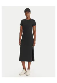 Rochie de zi Femei - Bumbac - Negru -
