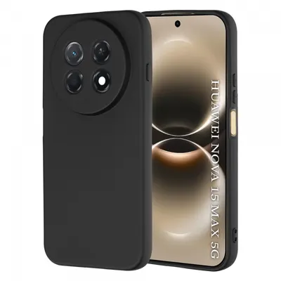 Husa pentru Huawei nova 15 Max, Techsuit, SoftFlex, Neagra