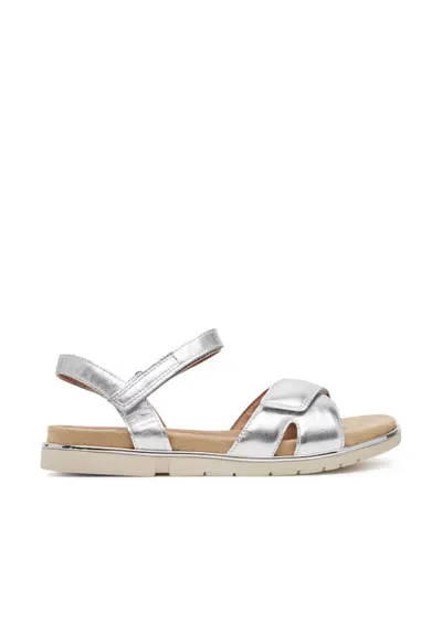 Sandale dama - 2-28401-42 - Piele naturala - Argintiu