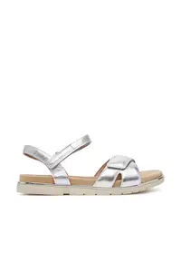 Sandale dama - 2-28401-42 - Piele naturala - Argintiu