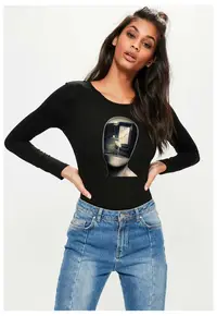 Bluza de dama neagra - Dali - Globul