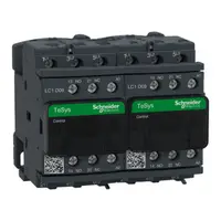Contactor inversor, TeSys Deca, 3P(3NO), AC-3, <=440V, 9A, bobina 24V AC 50/60Hz, cu interblocare mecanica si electrica, terminale cu surub