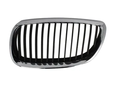 Grila radiator Stanga potrivit BMW 3 (E92), 3 (E93) 1.6-4.4 2006-2013 pana in 2010 - (crom/negru)