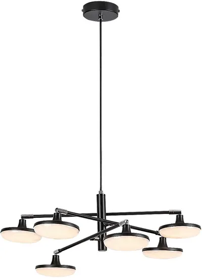 LED Pendel Rabalux - Madi 72239, IP20, 24W, 2350-3000lm, 3000K, negru mat