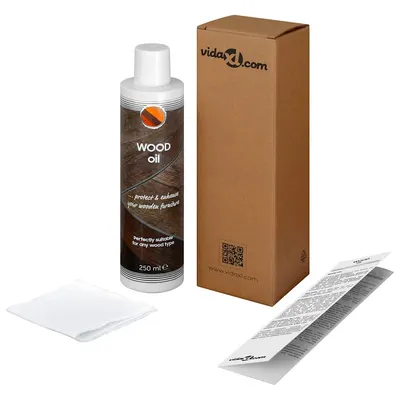vidaXL Ulei pentru mobilier din lemn, 250 ml