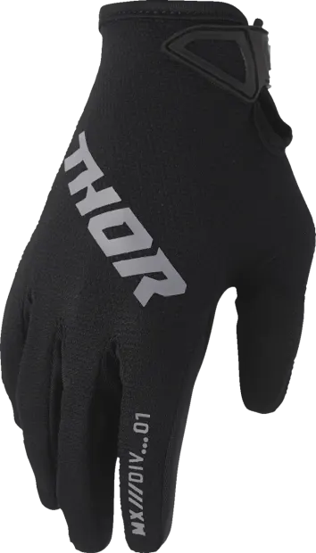 Manusi atv cross Thor RideMode Static, culoare negru, marime S