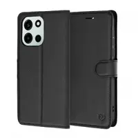 Husa pentru OnePlus Nord 6, Techsuit, Leather Folio, Neagra