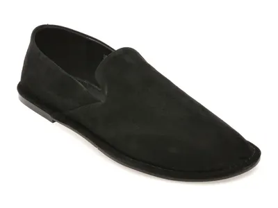 Pantofi EPICA negri, HF1702, din piele intoarsa
