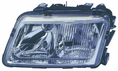 Far fata Stanga (H4/H7, electric, fara motoras, culoare insert: cromat) potrivit AUDI A3 1996-1999