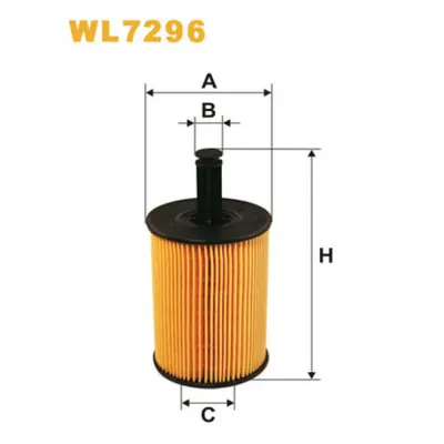 Filtru ulei WIX FILTERS WL7296