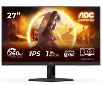 Gaming monitor AOC - 27G4ZR, 27'', 260Hz, 1ms , Fast IPS