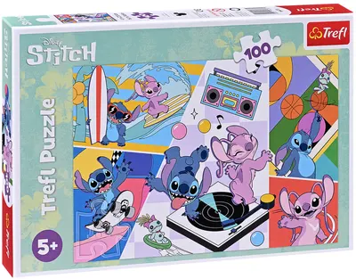 Puzzle Trefl din 100 de piese - Stitch